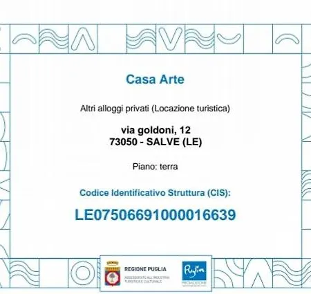 Casa vacanze Casa Arte *